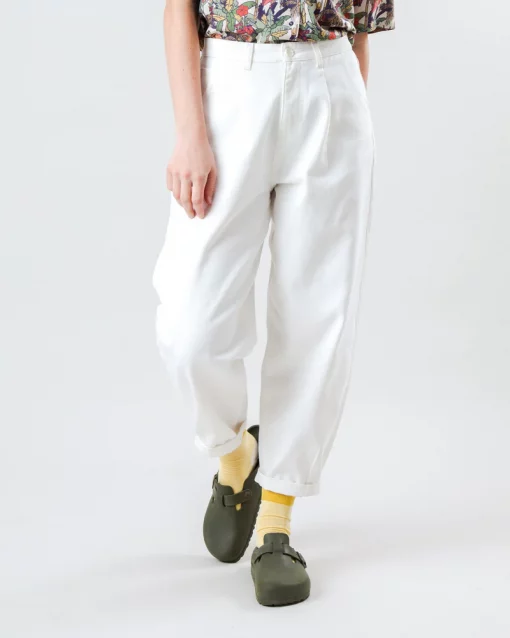Brava Fabrics Pegged Pants Ecru