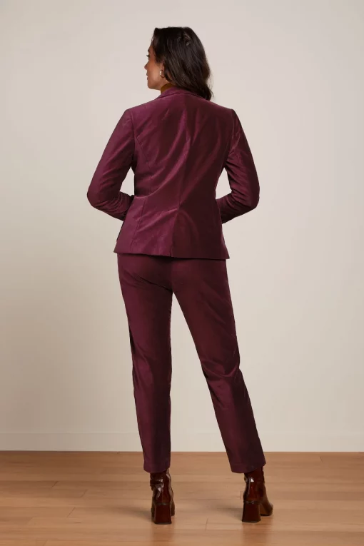 King Louie Ann Pants Uni Fargo Cabernet Red – Bild 3