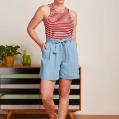 King Louie Marnie Shorts Festa Light Denim
