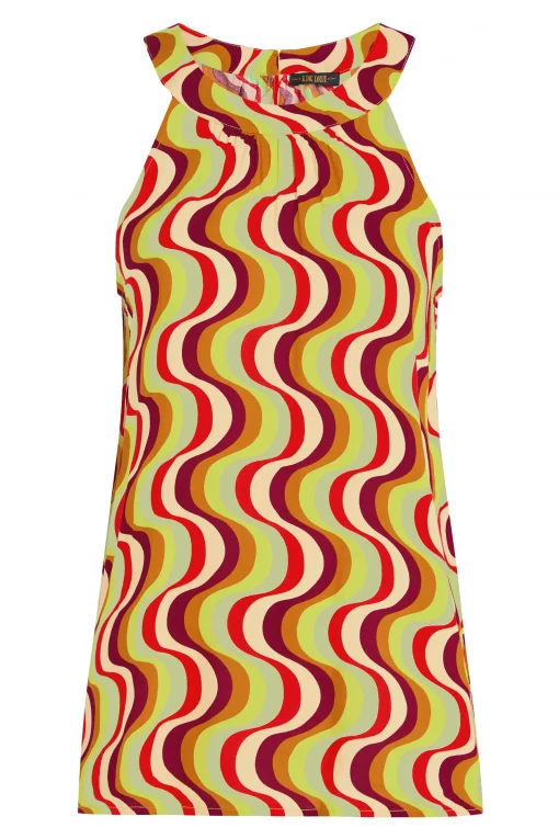 King Louie Virna Top Jiggy Voile Beaujolais Red – Bild 3