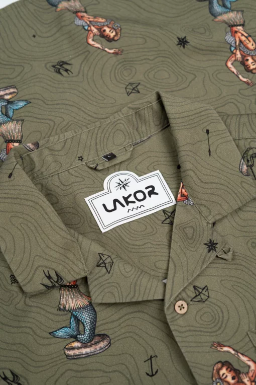 Lakor Dashboard Hula Short Sleeve Shirt khaki – Bild 4
