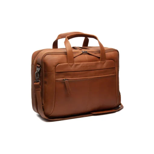 hesterfield Brand Leather Laptop Bag Cognac Ryan