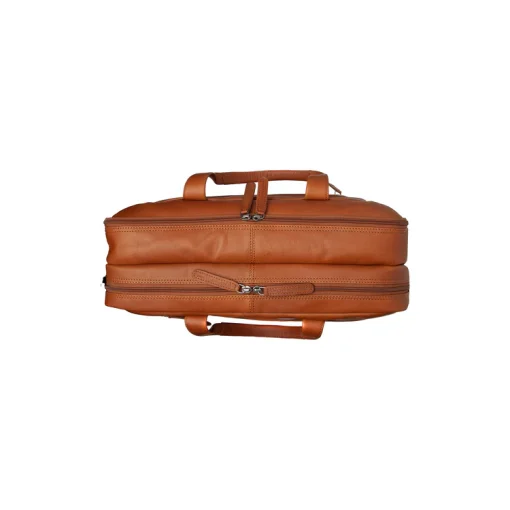 Chesterfield Leder Laptoptasche Cognac Ryan – Bild 8