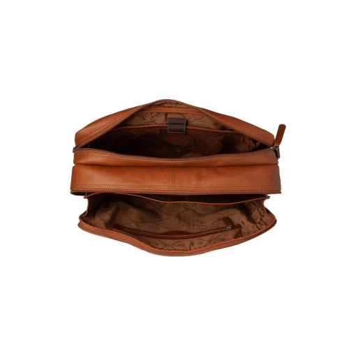 Chesterfield Leder Laptoptasche Cognac Ryan – Bild 7
