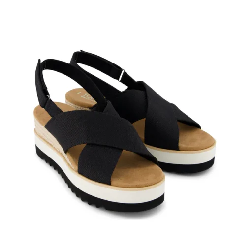 Toms Diana Crossover Keilsandale black – Bild 4