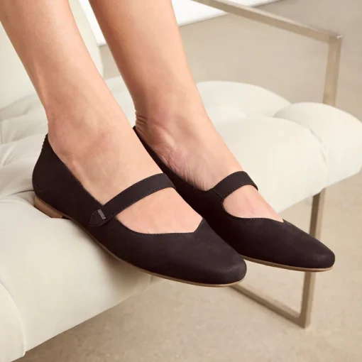 Toms Square Toe Mary Janes Bianca flat black – Bild 2