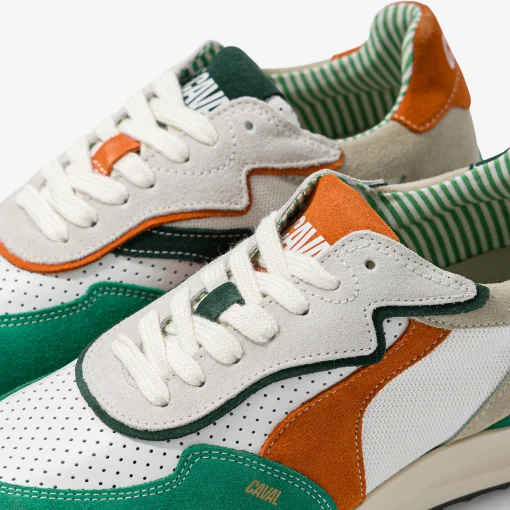 Caval Sneaker Copper Court green/orange – Bild 4