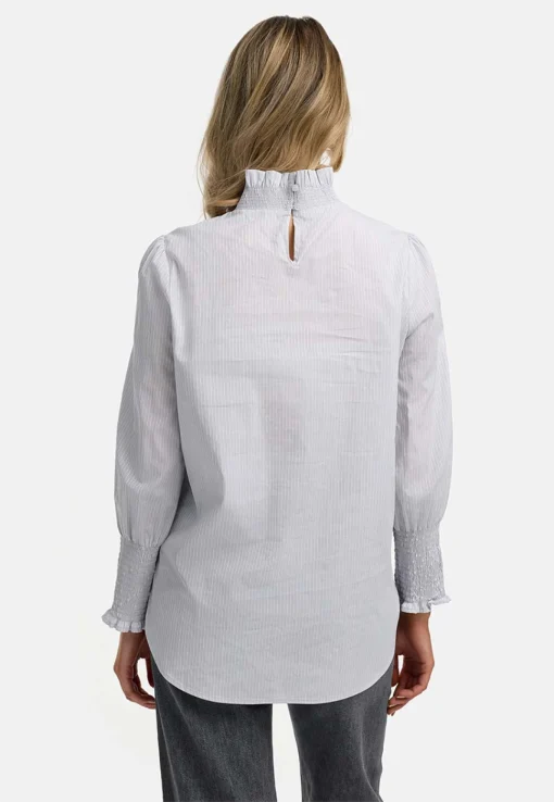 CATNOIR Bluse aus Baumwolle mit Stehkragen – Bild 3
