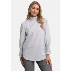 CATNOIR Bluse mit Stehkragen