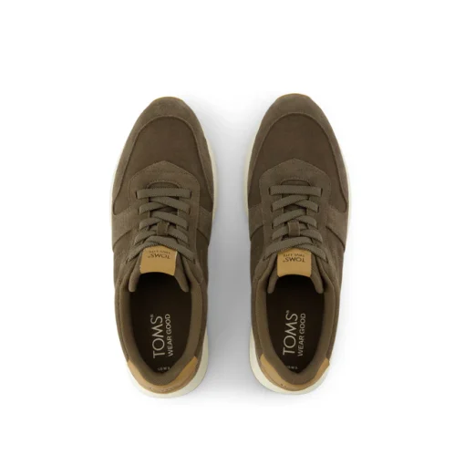 Toms TRVL LITE Retro Runner Sneaker Grün – Bild 4