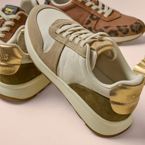 Toms TRVL LITE Retro Runner Sneaker Metallic