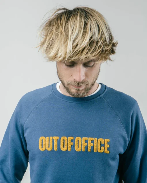 Brava Fabrics Sweatshirt Out Of Office blue