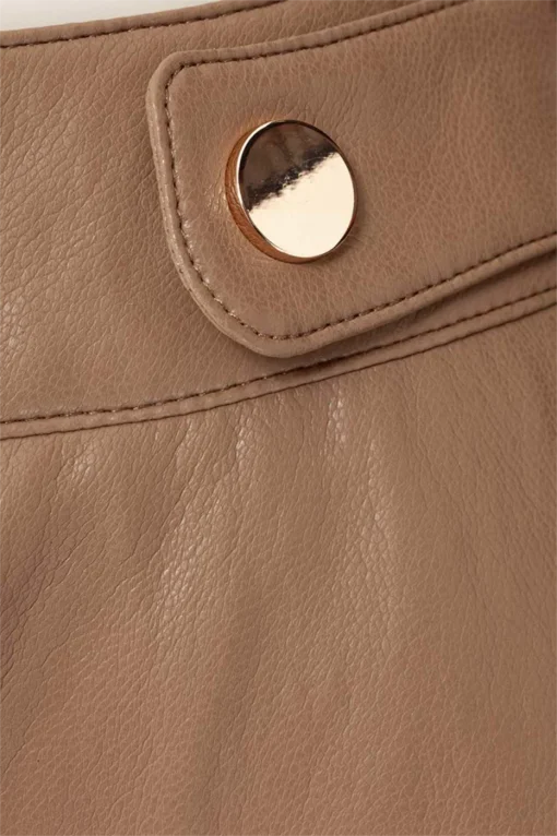 Catnoir Rock aus veganem Leder creme