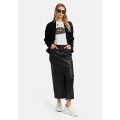 Catnoir Rock aus veganem Leder schwarz