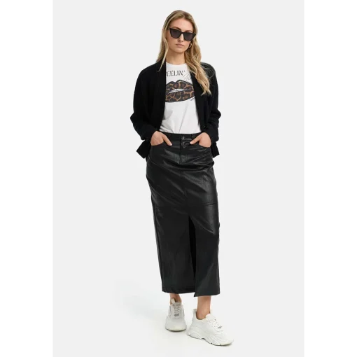 Catnoir Rock aus veganem Leder schwarz