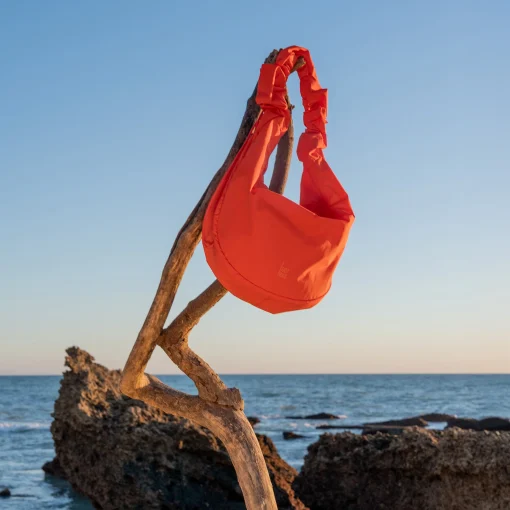 Got Bag MOON BAG RUFFLE hot coral monochrome – Bild 7