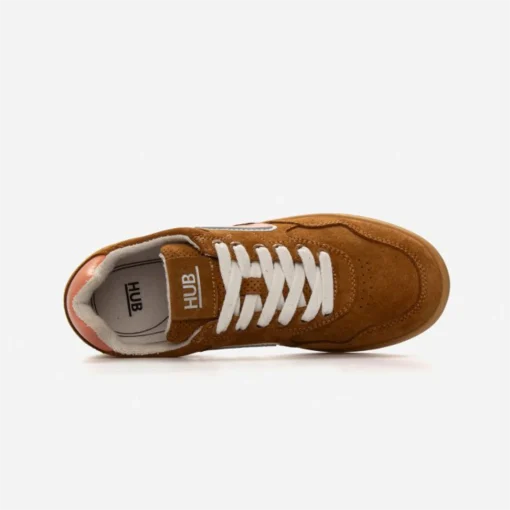 HUB Sneaker VANCOUVER Cognac/Faded Citrus – Bild 3