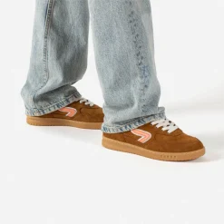 Alternative view of HUB Sneaker VANCOUVER Cognac/Faded Citrus