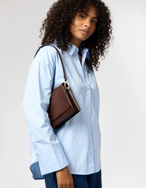 O My Bag Umhängetasche Audrey Mini chocolate – Bild 6