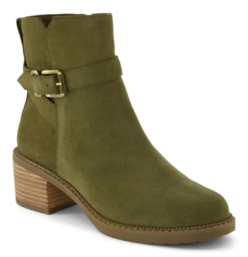 Toms Boots Hailey Buckle Olive
