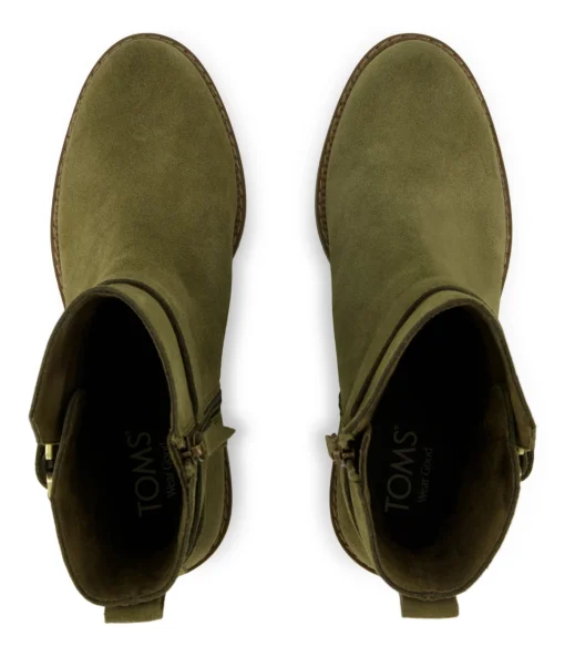 Toms Boots Hailey Buckle Olive