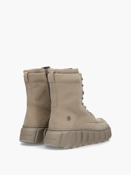 Apple of Eden Schnürstiefelette Bowie taupe – Bild 3