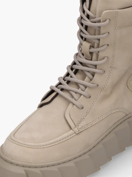 Apple of Eden Schnürstiefelette Bowie taupe – Bild 5