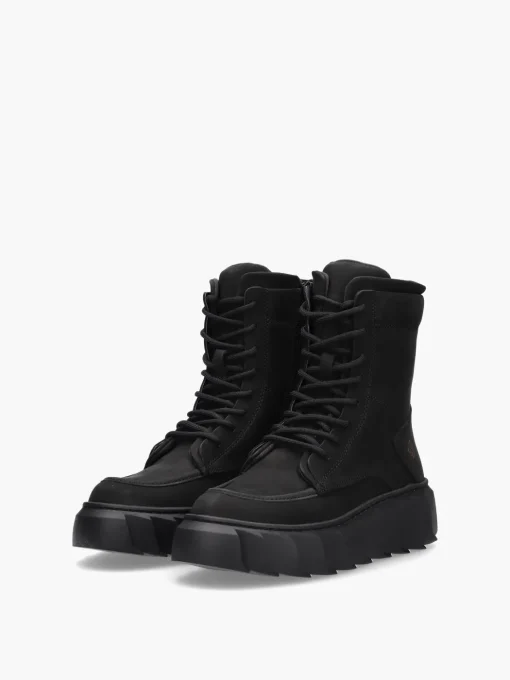 Apple of Eden Schnürstiefelette Bowie black – Bild 2