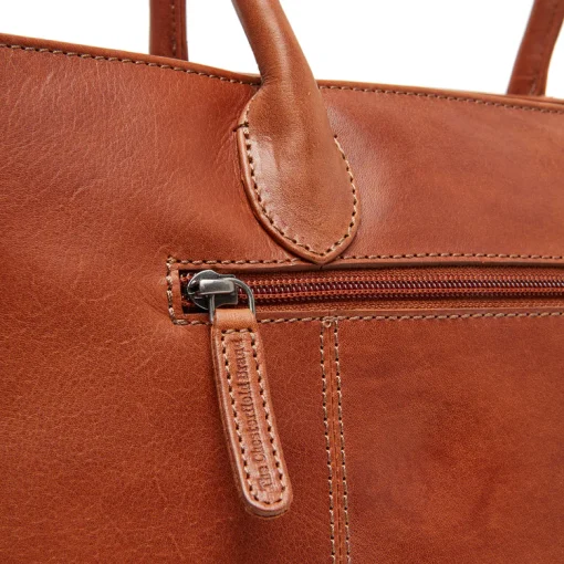 Chesterfield Umhängetasche Pergamino Cognac – Bild 3