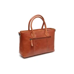 Chesterfield Leder Shopper Cognac Pergamino