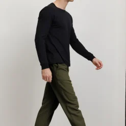 Alternative view of Recolution CAS Cord Jogg Chino olive