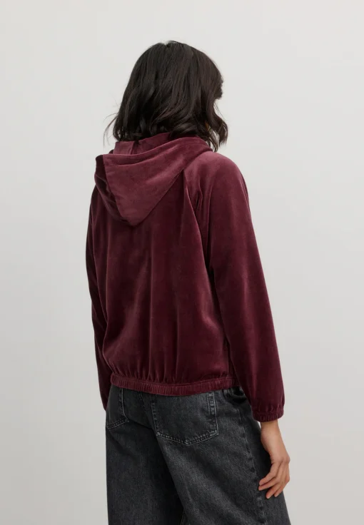 recolution Nicki Sweatjacke Heliconia dark plum – Bild 3