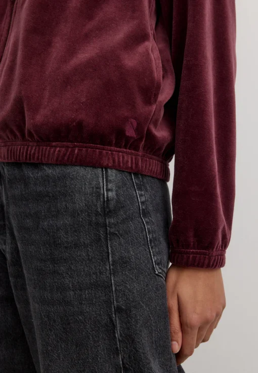 recolution Nicki Sweatjacke Heliconia dark plum – Bild 4