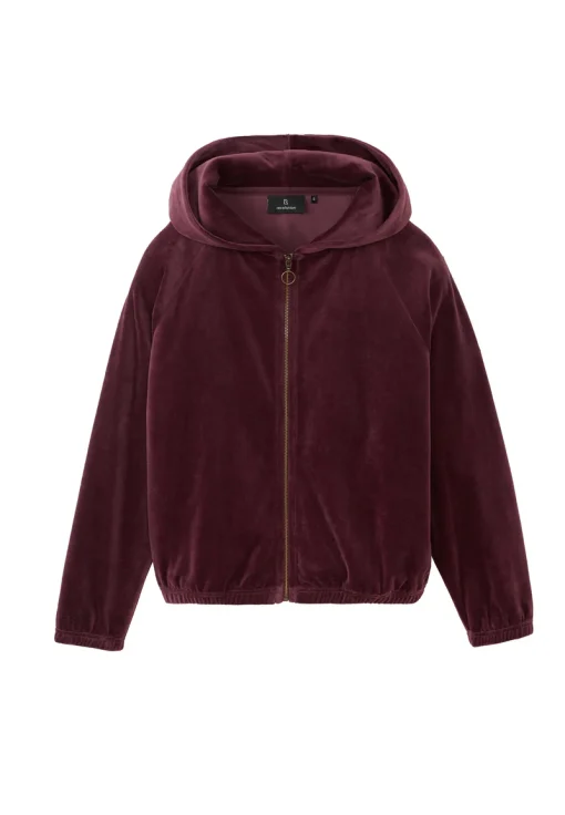 Recolution Nicki Sweatjacke Heliconia dark plum