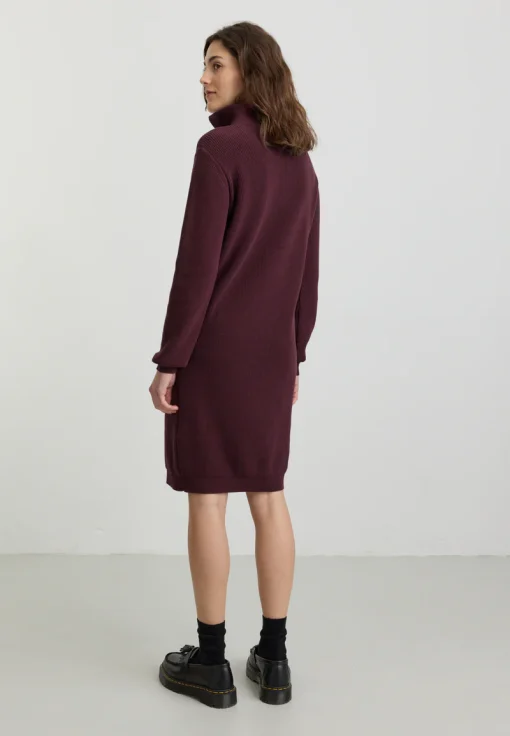 recolution Strickkleid Stellera dark plum – Bild 3