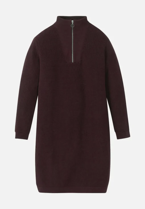 Recolution Strickkleid Stellera dark plum