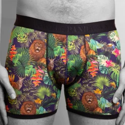 Alternative view of Swole Panda Bambus Boxershorts Jungle