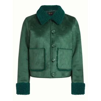King Louie Dina Jacket Lammy pine green