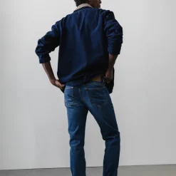 MUD Jeans Bryce Mid Straight Authentic Indigo