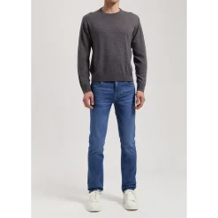 MUD Jeans Bryce Mid Straight Authentic Indigo