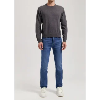 MUD Jeans Bryce Mid Straight Authentic Indigo