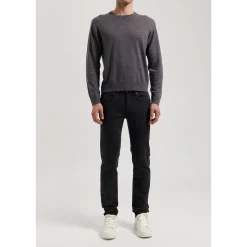 MUD Jeans Dunn Low Tapered Stone Black