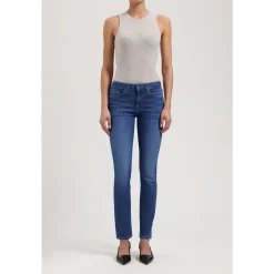 MUD Jeans Faye Low Slim Stone Indigo