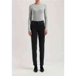 MUD Jeans Mams High Tapered Stone Black