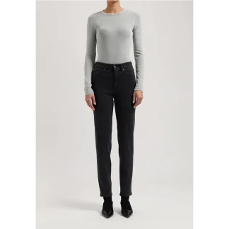 MUD Jeans Mams High Tapered Stone Black