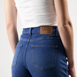 MUD Jeans Mams High Tapered Stone Indigo