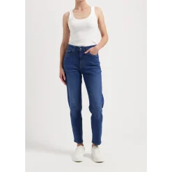 MUD Jeans Mams High Tapered Stone Indigo