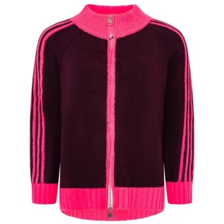 Zwillingsherz Zipper Jacke Wollmix