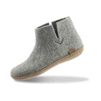 Glerups Filzstiefel mit Ledersohle