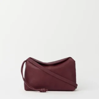 O My Bag Sienna Mini dark cherry soft grain leather